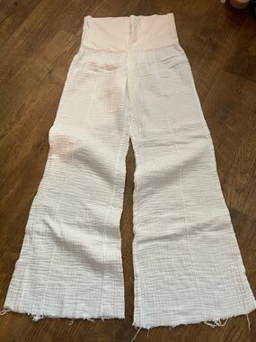 Tribe Kelley Dakota Pant Wide Leg with Fold Over Waistband
